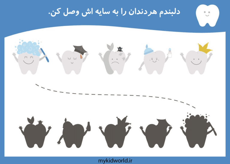 کاربرگ و فلش کارت آموزشی (واحد کار بهداشت دهان و دندان) تصویر 4