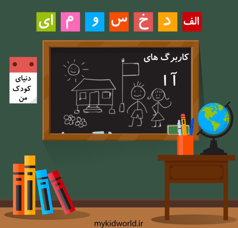 کاربرگ نشانه آ