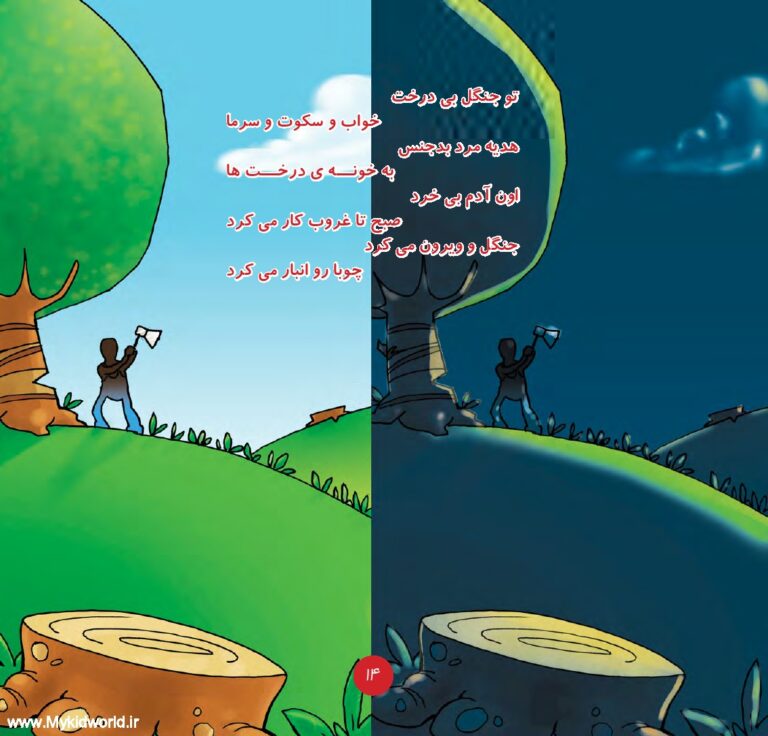 کتاب همیار طبیعت (عاقبت فکر بد) صفحه 12