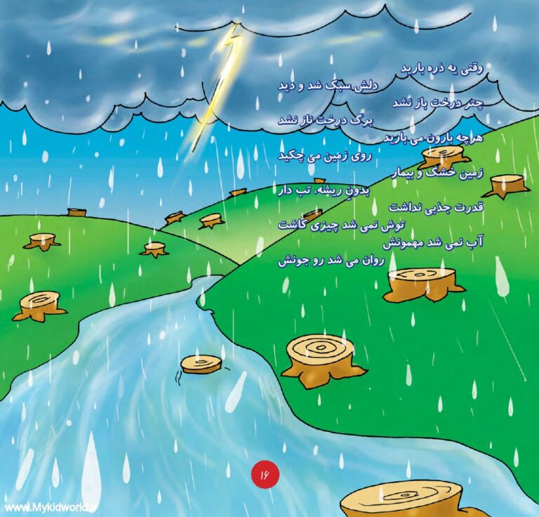 کتاب همیار طبیعت (عاقبت فکر بد) صفحه 14