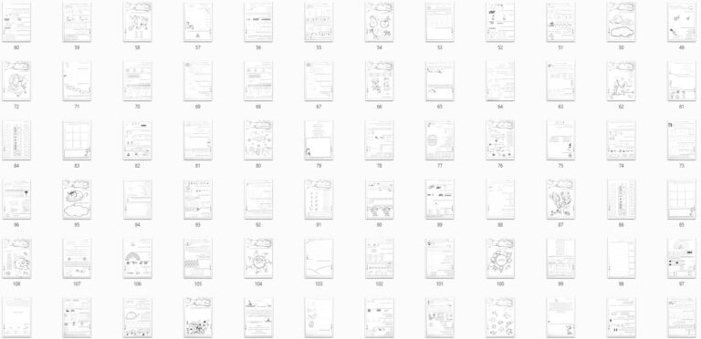 کتاب کار در منزل برای کلاس اولی ها (آدینه) تمام صفحات